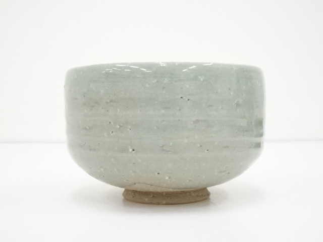 茶道具 古信楽 筒茶碗 釜印 時代箱(K-A219) 茶道具 古信楽 筒茶碗 釜印 時代箱(K-A219) 美術品・アンティーク